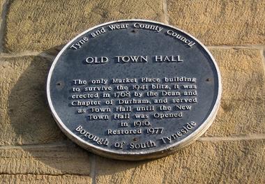 Old Town Hall Blue Plaque