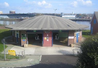 Tyne Pedestrian and Cyclist Tunnel Blue Plaque