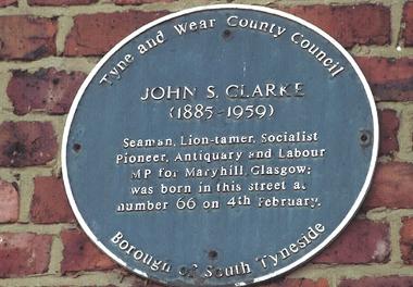 John Clarke Blue Plaque