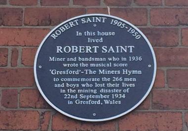 Robert Saint Blue Plaque