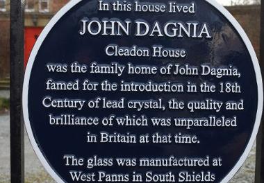 John Dagnia, Cleadon House Blue Plaque