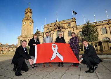 Chief Executive, Jonathan Tew, Leader Cllr Tracey Dixon, Director of Public Health, Tom Hall, Lead Member for Adults, Health and Independence, Cllr Anne Hetherington, Domestic Abuse Member Champion Cllr Ruth Berkley and Lead Member for Children, Young Peo