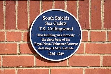 South Shields Sea Cadets - Blue Plaque