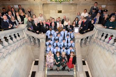 The Mayor of South Tyneside is pictured with the Lord Lieutenant of Tyne and Wear, Lucy Winskell, Deputy Lieutenant Col Ann Clouston, the Mayoress and local recipients of the Queen’s Award for Voluntary Service awarded during her time in office.