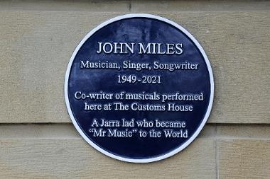 John Miles Blue Plaque