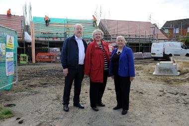 L-R Cllrs Jim Foreman, Joanne Bell and Fay Cunningham