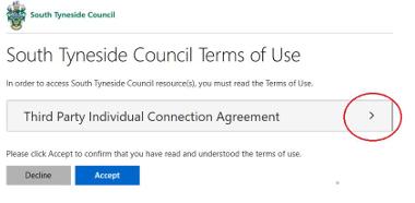 Teams guidance - South Tyneside Council terms of use