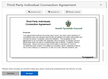 Teams guidance - Third party agreement