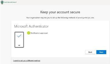 Teams guidance - Authenticator secure