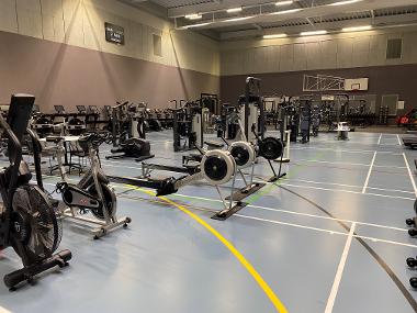 Hebburn Central gym in sports hall