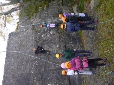 Rock climbing
